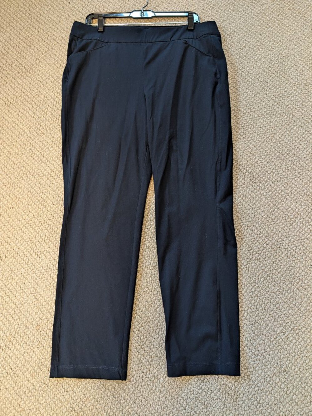 Travelers Collection By Chico's Ankle Dark Navy (Black) Pants - Size 2.5 Stretch